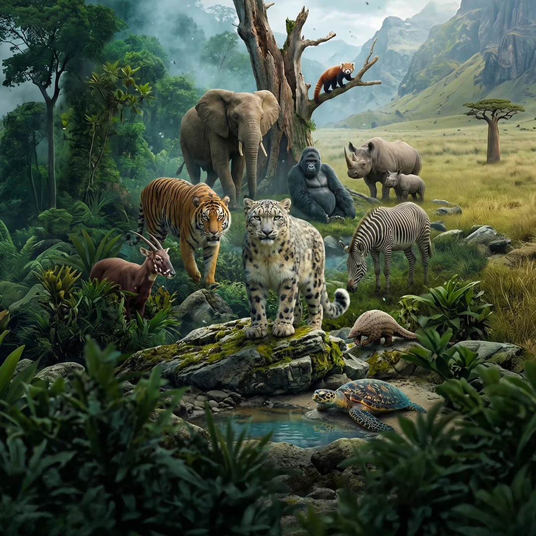 10 Rare Endangered Animals Soon to Extinct – All | Kuku FM