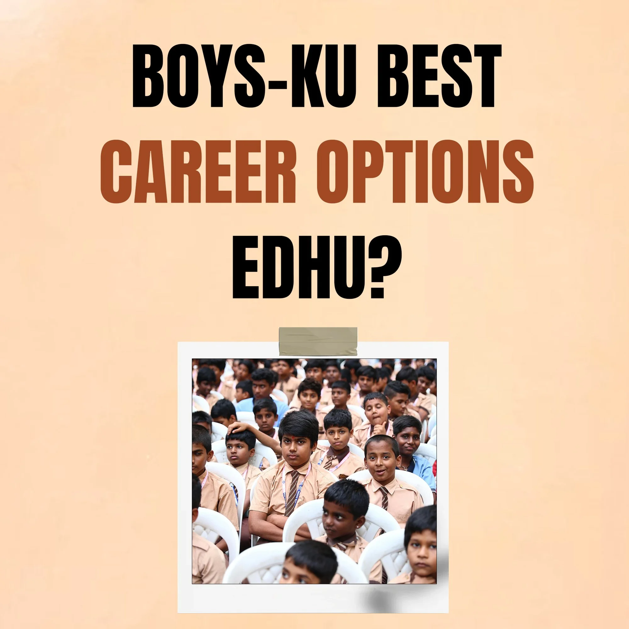 Boys-ku Best Career Options Edhu?, Tamil Mini Drama | Stream Now