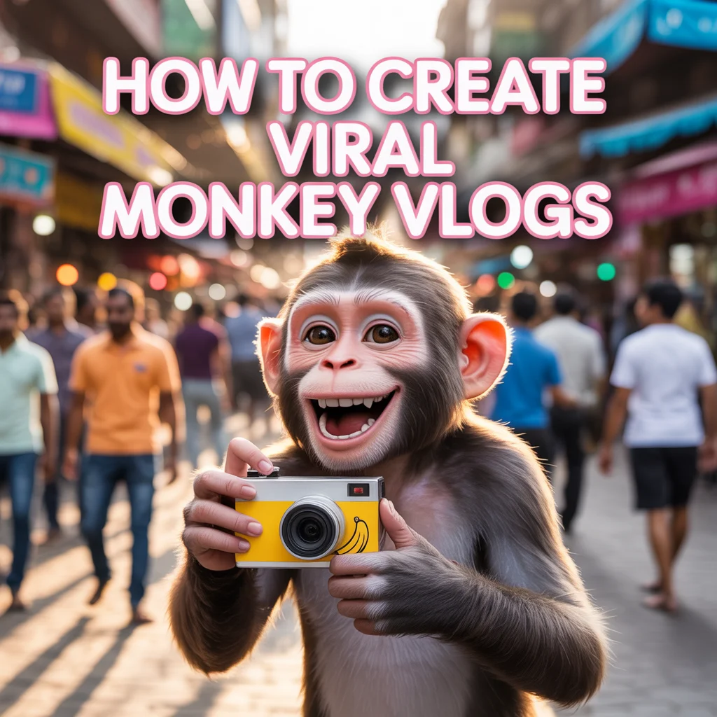 How to create viral Monkey Vlogs? | Productivity Series | Guru