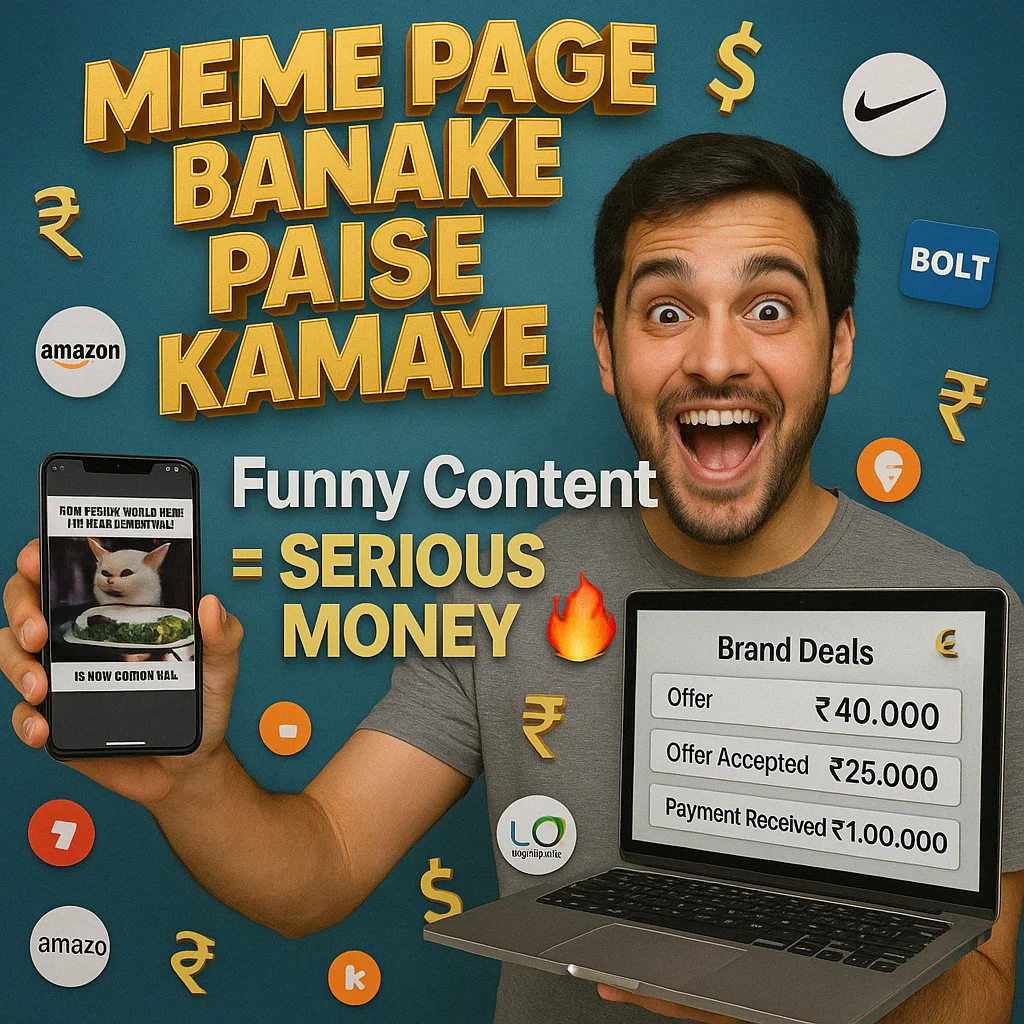Meme Page Banake Paise Kamaye | 