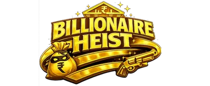 Poster for Billionaire Heist title