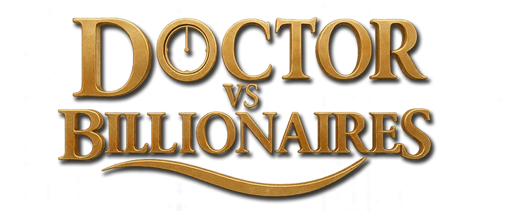 Doctor vs Billionaires title