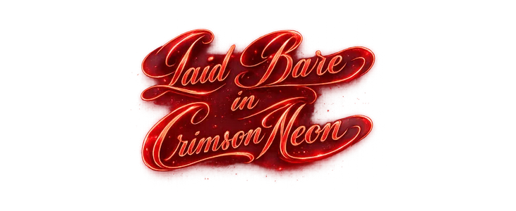 Title_Laid bare in Crimson Neon