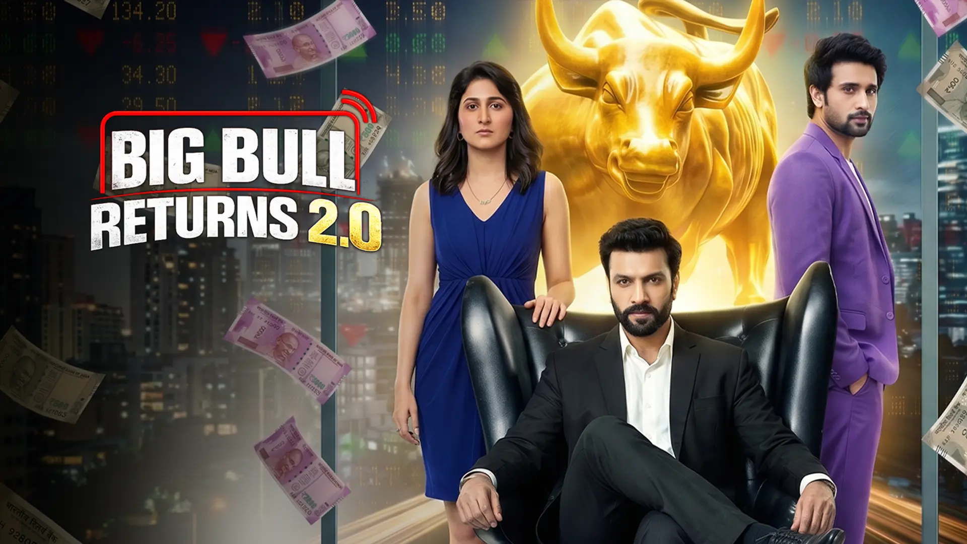 Big Bull Returns 2.0 Kuku TV microdrama featuring Rajveer and Soniya