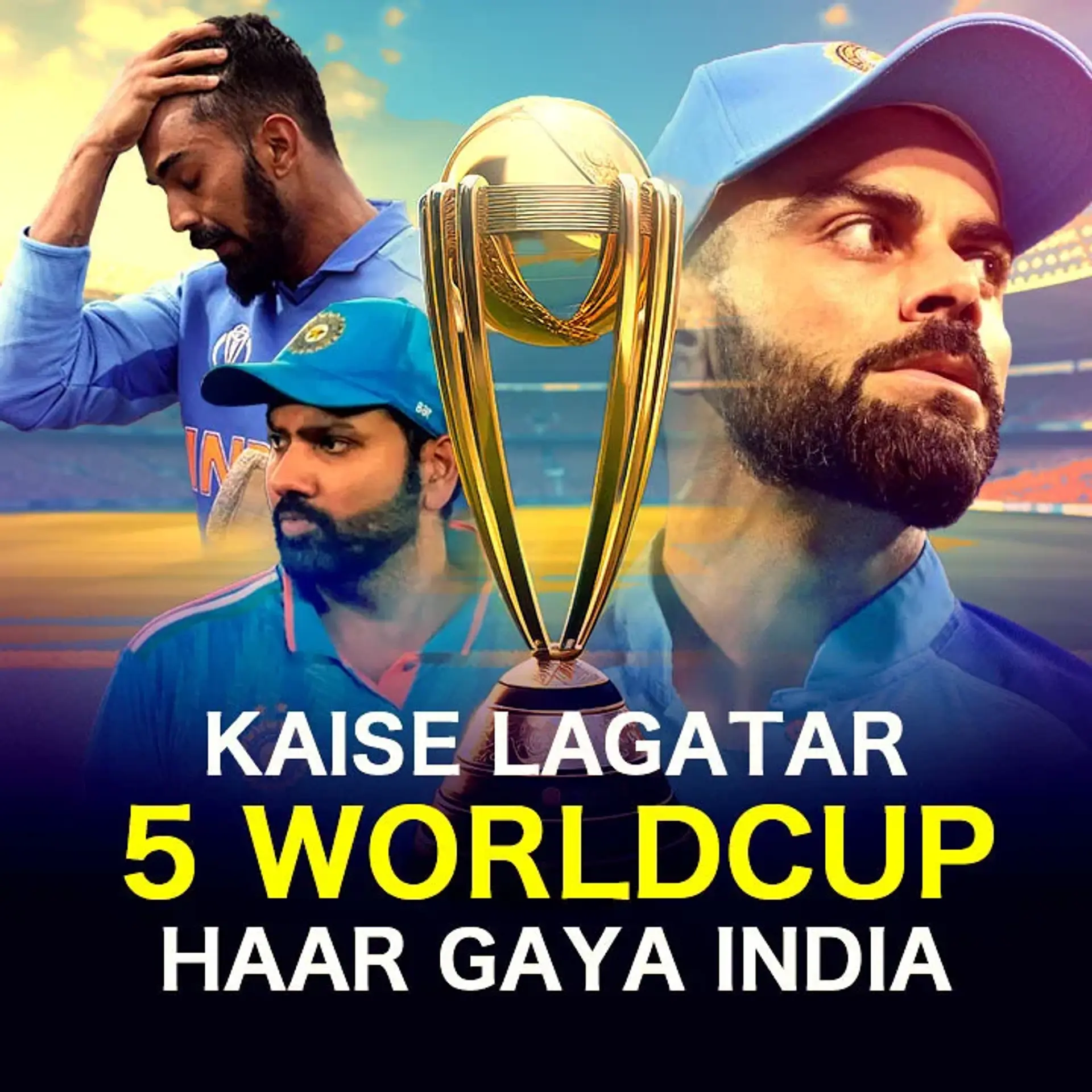 Kaise Lagatar 5 Worldcup Haar Gaya India  | 