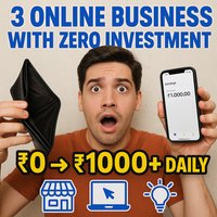 3 Online Business with  Zero Investment
