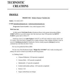 TECHNOSTIC CREATIONS