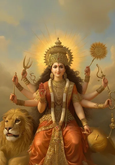 माँ दुर्गा का ध्यान