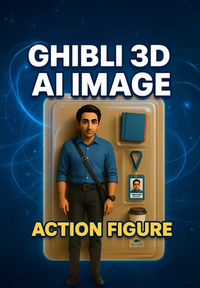 Ghibli 3D AI Action Figure Banana Seekho