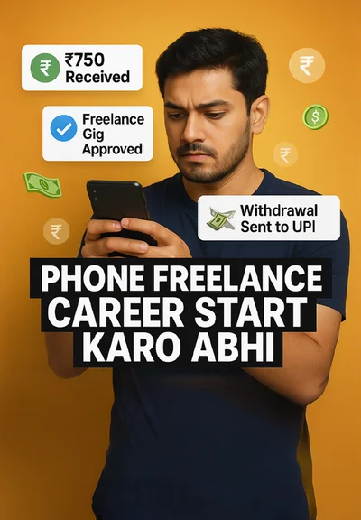 Phone Freelance Career Start Karo Abhi