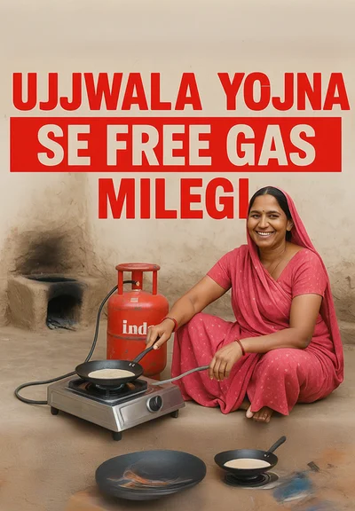 Ujjwala Yojna Se Free Gas Milegi