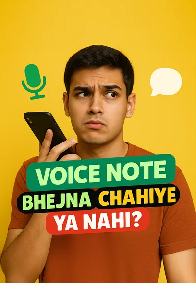 Voice Note Bhejna Chahiye Ya Nahi?