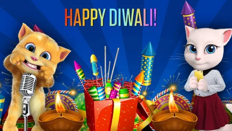 Talking tom diwali on sale